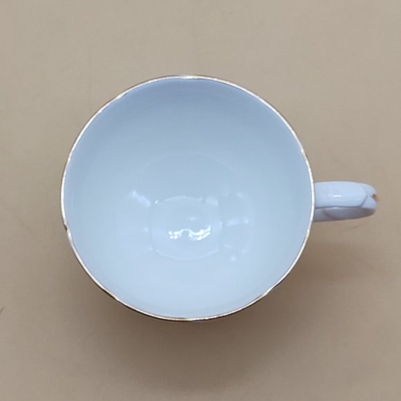 Sadler Tea Cup & Saucer -Wellington, Purple and Yellow Flowers - Picture 8 of 11